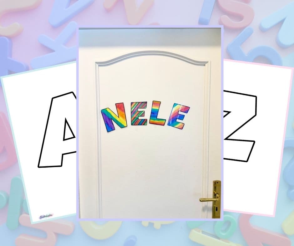 Alphabet zum Ausmalen